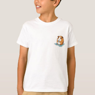 Meerschweinchenforscher mit Karte Kinder T-Shirt