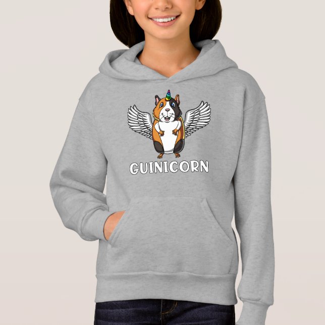 MeerschweinchenUnicornniedliches Cavy-Haustier Hoodie (Vorderseite)