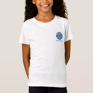 Meerwasser-Anker-blaues personalisiertes T-Shirt