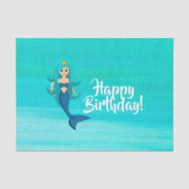 Meerwasser der Meerjungfrau Seidenpapier