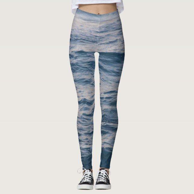 Meerwasser Nah Leggings (Vorderseite)