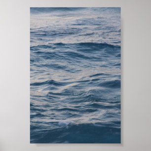 Meerwasser Nahaufnahme Poster