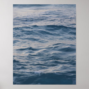Meerwasser Nahaufnahme Poster