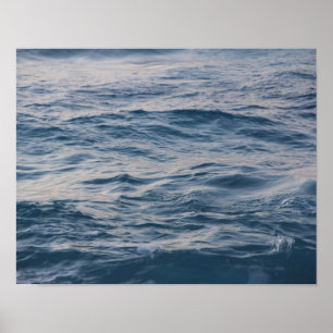 Meerwasser Nahaufnahme Poster