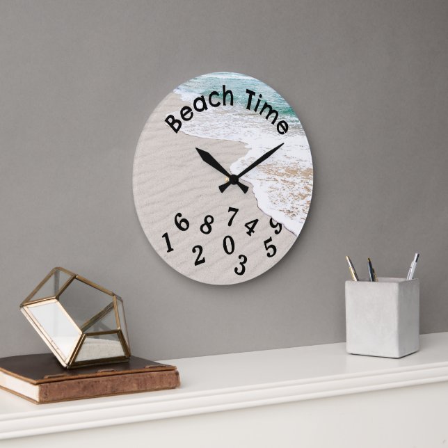 Meerwasser und Windgewässer Große Wanduhr (Büro)