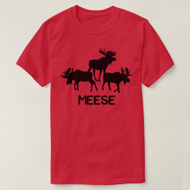 Meese Funny Moose Lover s Ohrs T-Shirt (Design vorne)