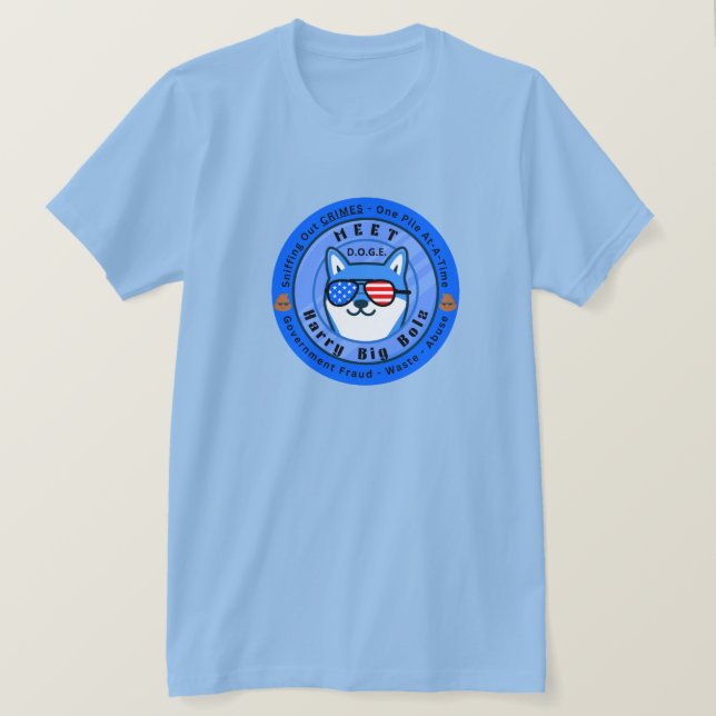 Meet D.O.G.E. Harry Big Bolz T-Shirt (Design vorne)