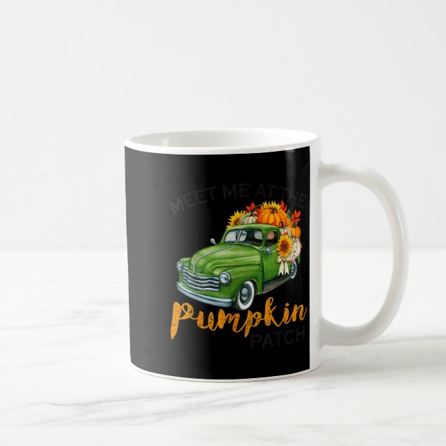 Meet Me At The Pumpkin Patch Ckup Fall Thanksgivin Kaffeetasse (Rechts)
