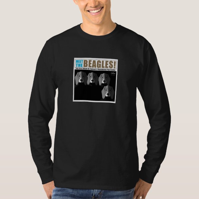 Meet The Beagles Dog Classic Album Parody T-Shirt (Vorderseite)