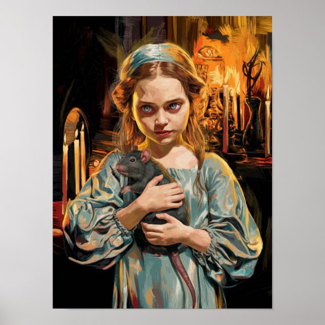 "Meet the Family: Darcy" Poster Print Wall Art (Vorne)