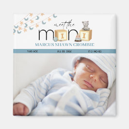 Meet The Mini Blue Baby Magnet