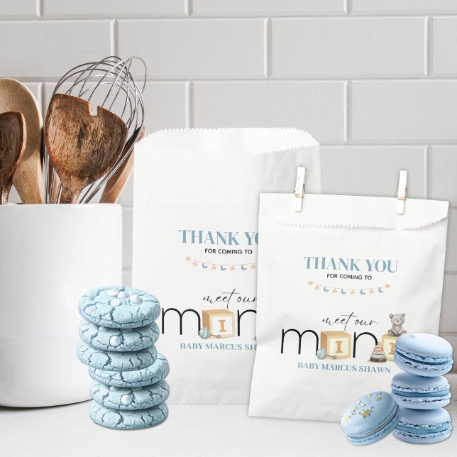 Meet The Mini Blue Favour Bag Geschenktütchen (Von Creator hochgeladen)