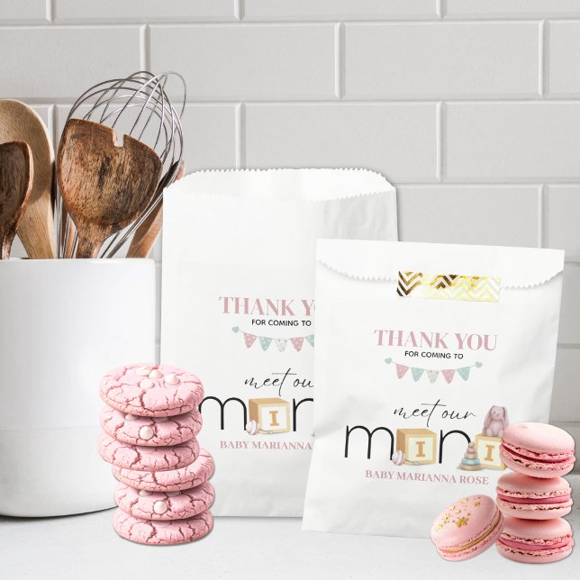 Meet The Mini Pink Favour Bag Geschenktütchen (Von Creator hochgeladen)