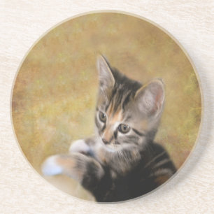 Meet Tiger Getränkeuntersetzer