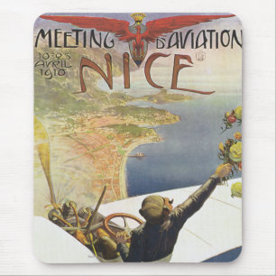 Meeting d'Aviation Nice Mousepad