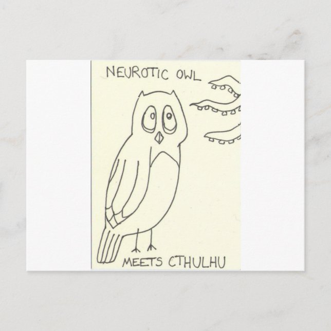 . . . Meets Cthulhu Postkarte (Vorderseite)