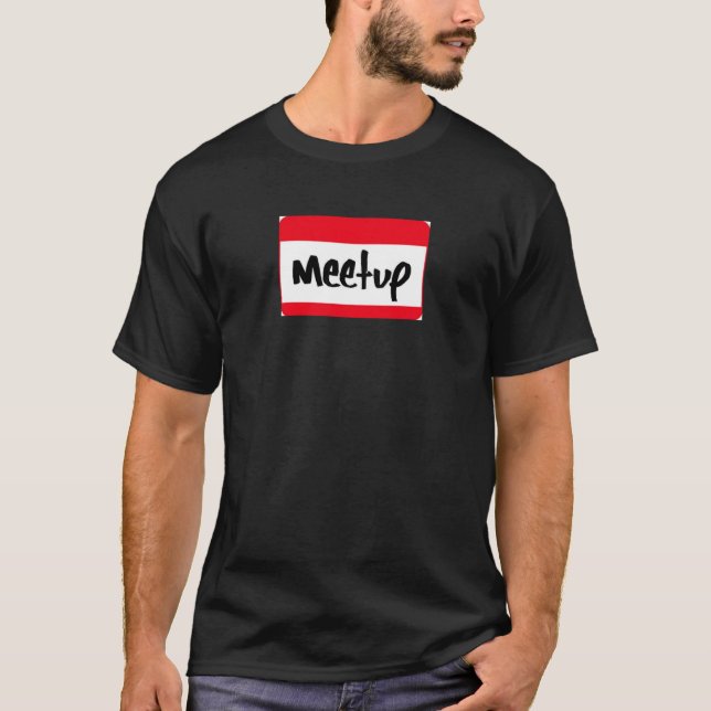 meetup T-Shirt - erschwinglicher als überhaupt! (Vorderseite)