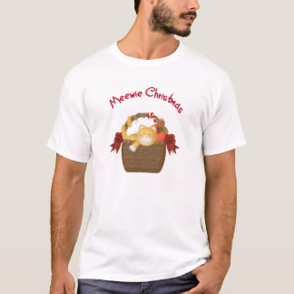 Meewie WeihnachtsMiezekatze T-Shirt