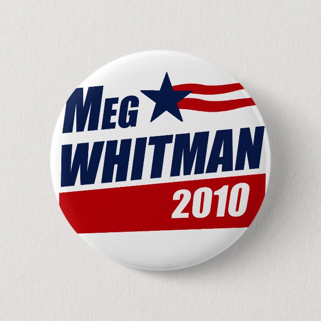 MEG WHITMAN 2010 BUTTON (Vorderseite)