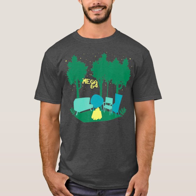 Mega64 Campfire T-Shirt (Vorderseite)