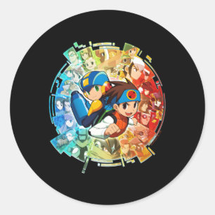 Mega Battle Network Legacy Collection Runder Aufkleber