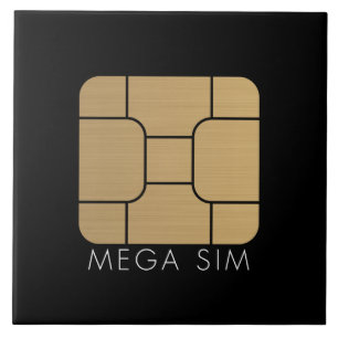 Mega- Format intelligenter SIM Karte Fliese