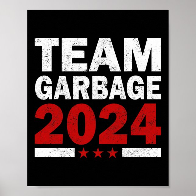 Mega Garge Proud Trump Unterstützer 2 Poster (Vorne)