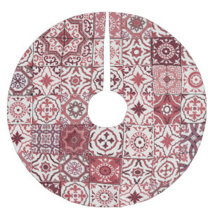 Mega Gorgeous marokkanischen Patchwork Pattern Polyester Weihnachtsbaumdecke
