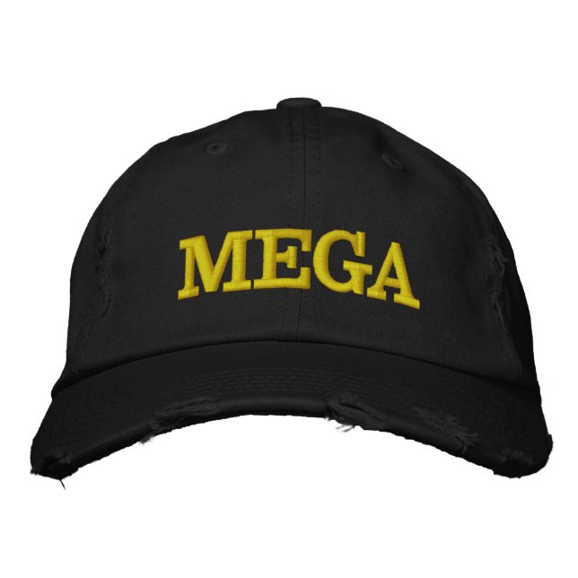 MEGA-Keps!  Bestickte Baseballkappe (Vorderseite)