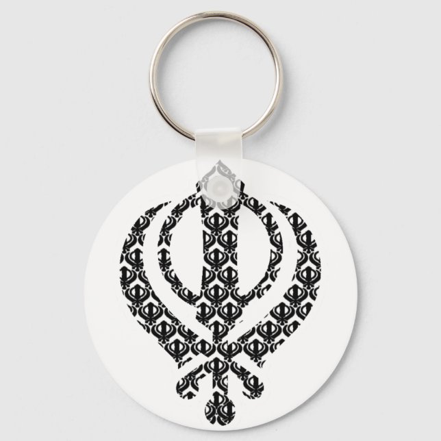 Mega Khanda Schlüsselanhänger (Vorderseite)