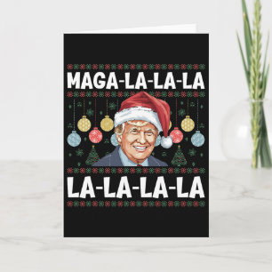 Mega La La La Donald Trump Potus 47 Hässliches Wei Karte