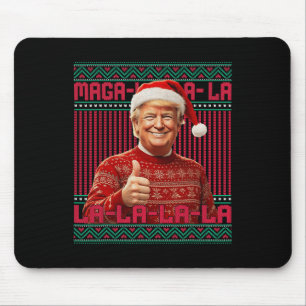 Mega La La La Donald Trump Potus 47 Ugly Weihnacht Mousepad