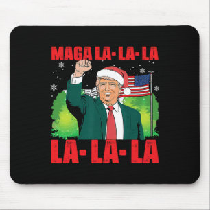 Mega La La La Donald Trump Potus 47 Ugly Weihnacht Mousepad