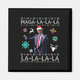 Mega La La La Donald Trump Präsident 47 Tanz Hässl Magnet
