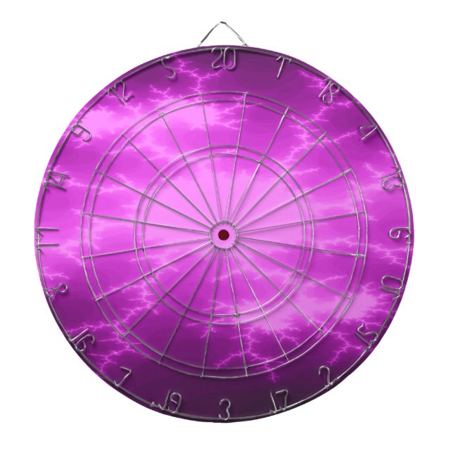Mega Lightning Fraktal Dart Board Dartscheibe (vorne)