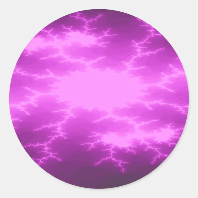 Mega Lightning Fraktal Stickers (Vorderseite)