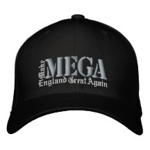 MEGA Make England Great Again Vintage Lila Schwarz