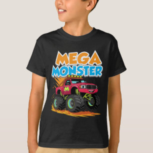 Mega-Monster-Truck-Cartoon-Kinder-T-Shirt T-Shirt