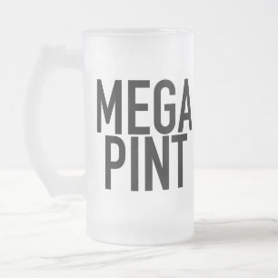 MEGA PINT Beer Tasse Glass Beer Vatertag