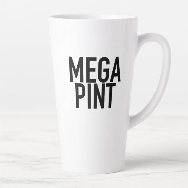 MEGA PINT Tasse trinken Glass Cup Kaffee Wein Bier (Rechts)