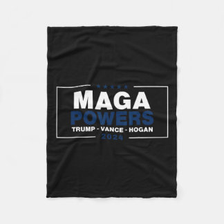 Mega Power Trump Vance Hogan 2 Fleecedecke