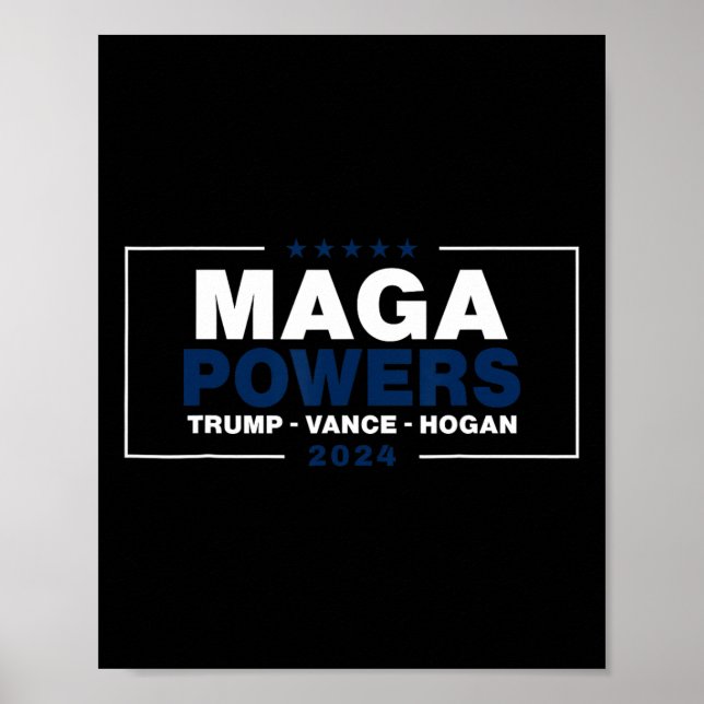 Mega Power Trump Vance Hogan 2 Poster (Vorne)