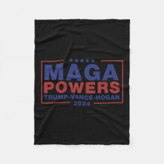 Mega Power Trump Vance Hogan 3 Fleecedecke