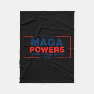 Mega Power Trump Vance Hogan Fleecedecke