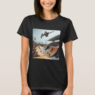 Mega Rampa Brasilien. Skateboarding-Wettbewerb Ska T-Shirt