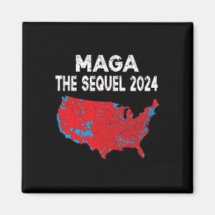 Mega The Sequel Präsident Trump 2024 Wahlplan Magnet