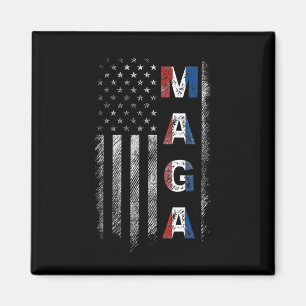 Mega Trump 2024 US-Flagge Amerikanisch Magnet