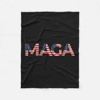 Mega Usa Flag Schreiben 4. Juli 2024 Präsident T Fleecedecke