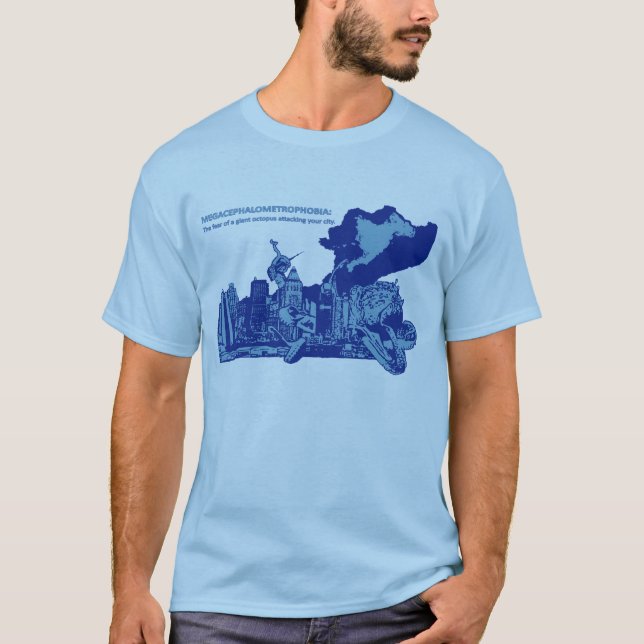 MEGACEPHALOMETROPHOBIA T-Shirt (Vorderseite)