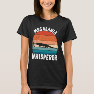 Megalania Whisperer prähistorischer Riant Reptile T-Shirt